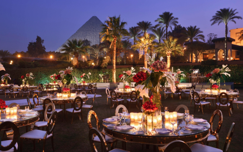 Pavilian Gardens at Marriott Mena House Hotel. Photo by: Marriott Mena House Hotel