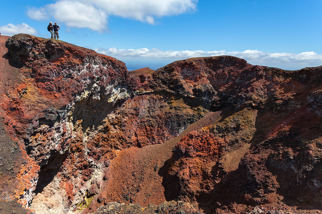 Sierra Negra volcano on Isabela Island, Galapagos Sierra Negra volcano on Isabela Island, Galapagos
