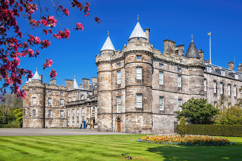 Palace of Holyroodhouse, residence of the Queen in Edinburgh.