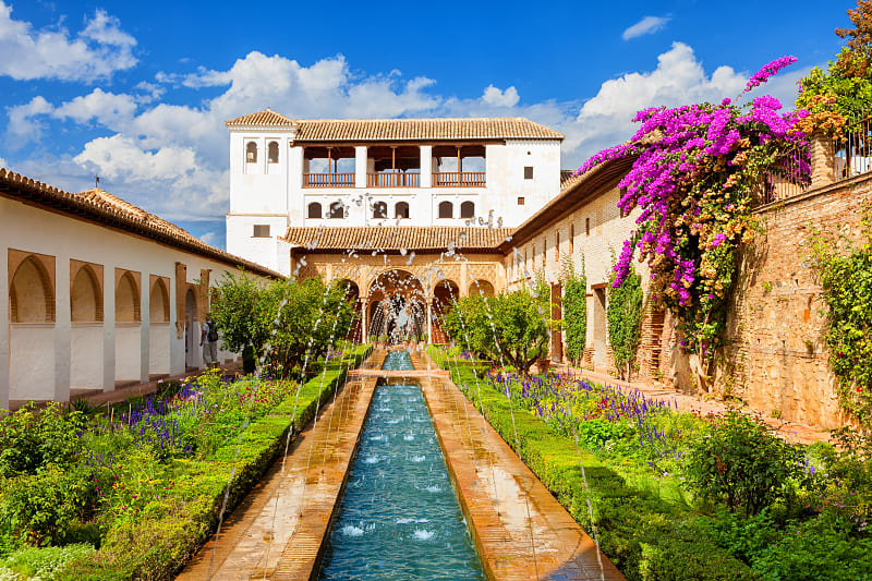 The Generalife, UNESCO World Heritage Site in Granada The Generalife, UNESCO World Heritage Site in Granada