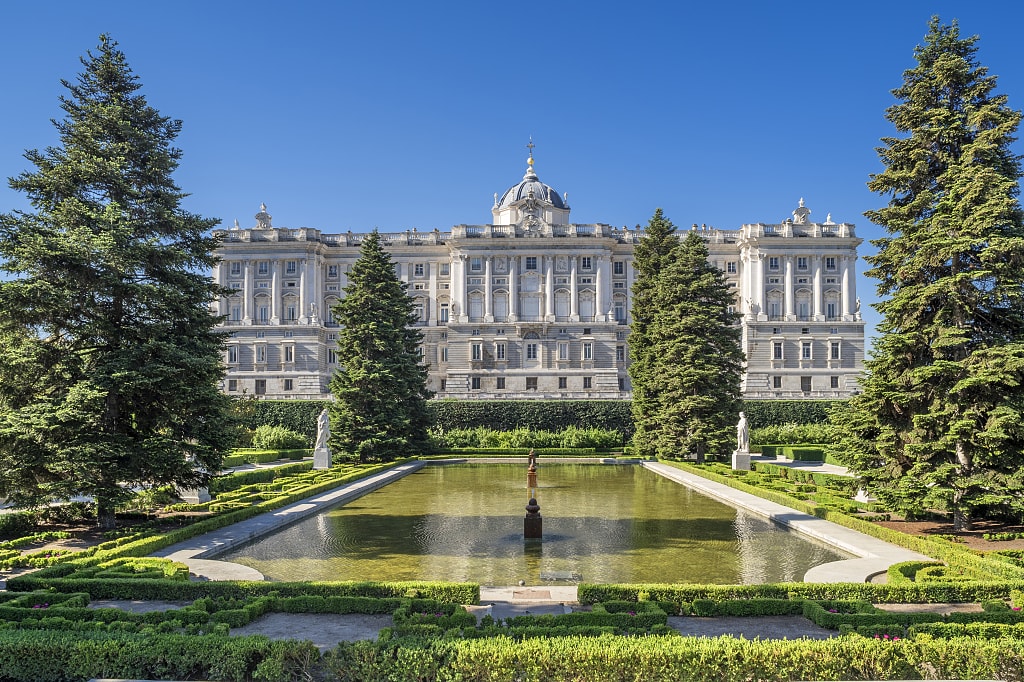 Royal Palace in Madrid, Spain. Royal Palace in Madrid, Spain.