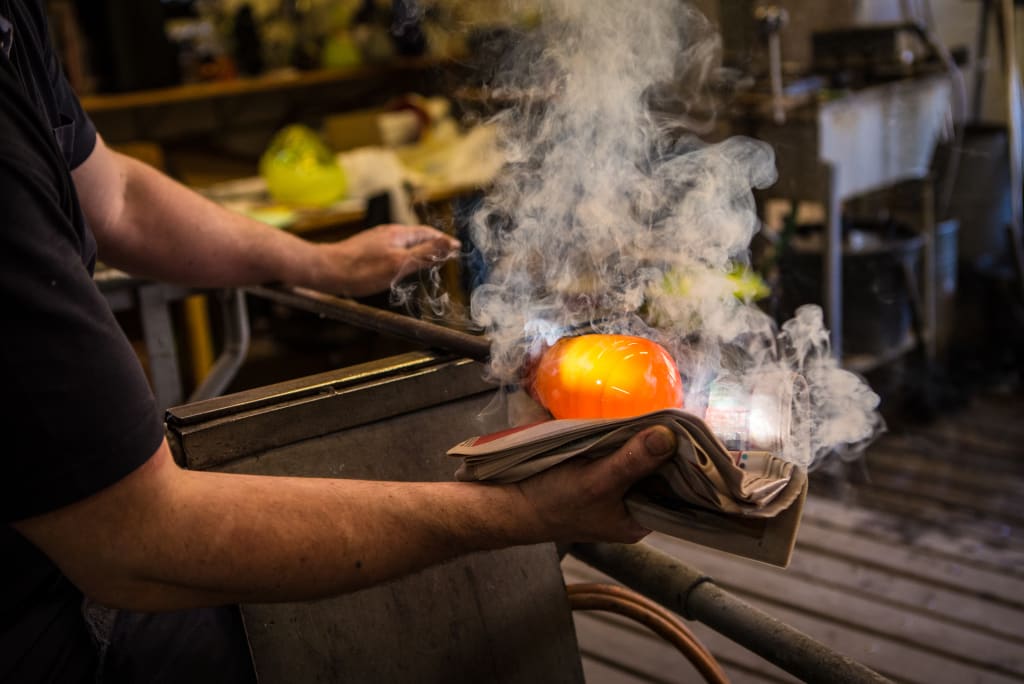 Moreno glass craftsman in Italy Moreno glass craftsman in Italy
