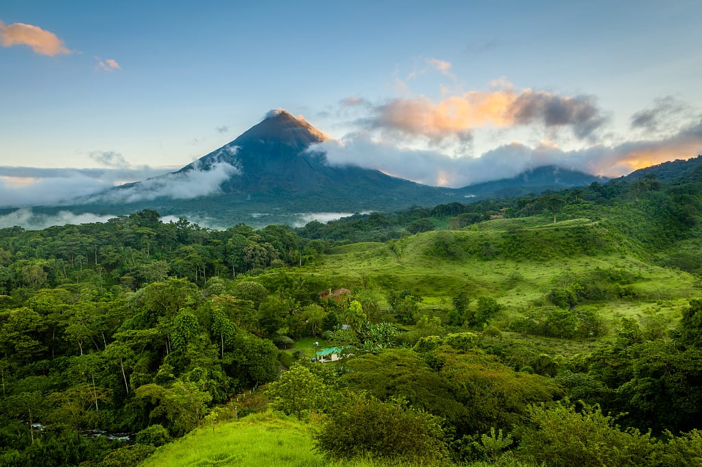 Arenal Volcano and National Park in Costa Rica Arenal Volcano and National Park in Costa Rica