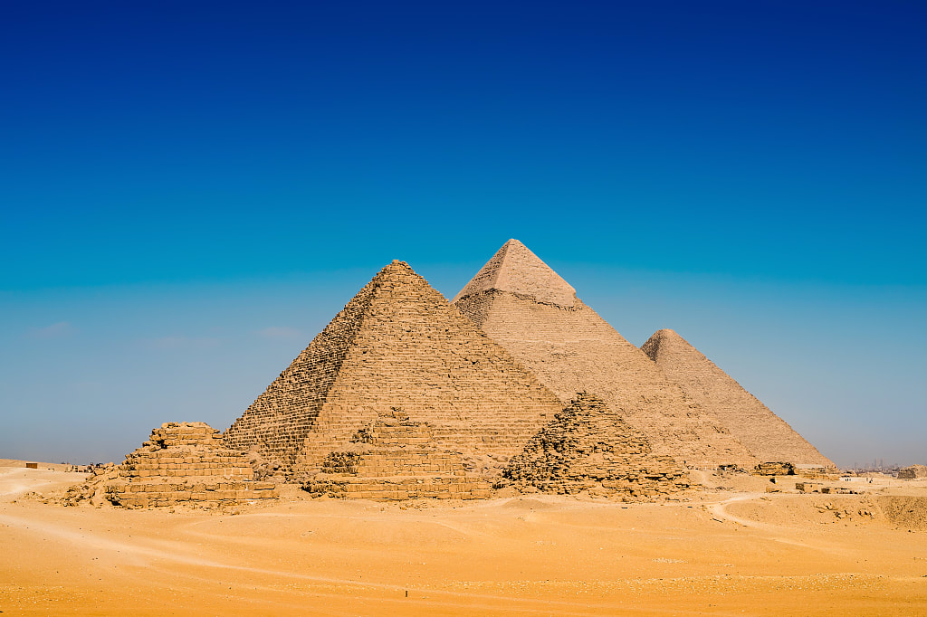 The Pyramids of Giza in Egypt The Pyramids of Giza in Egypt